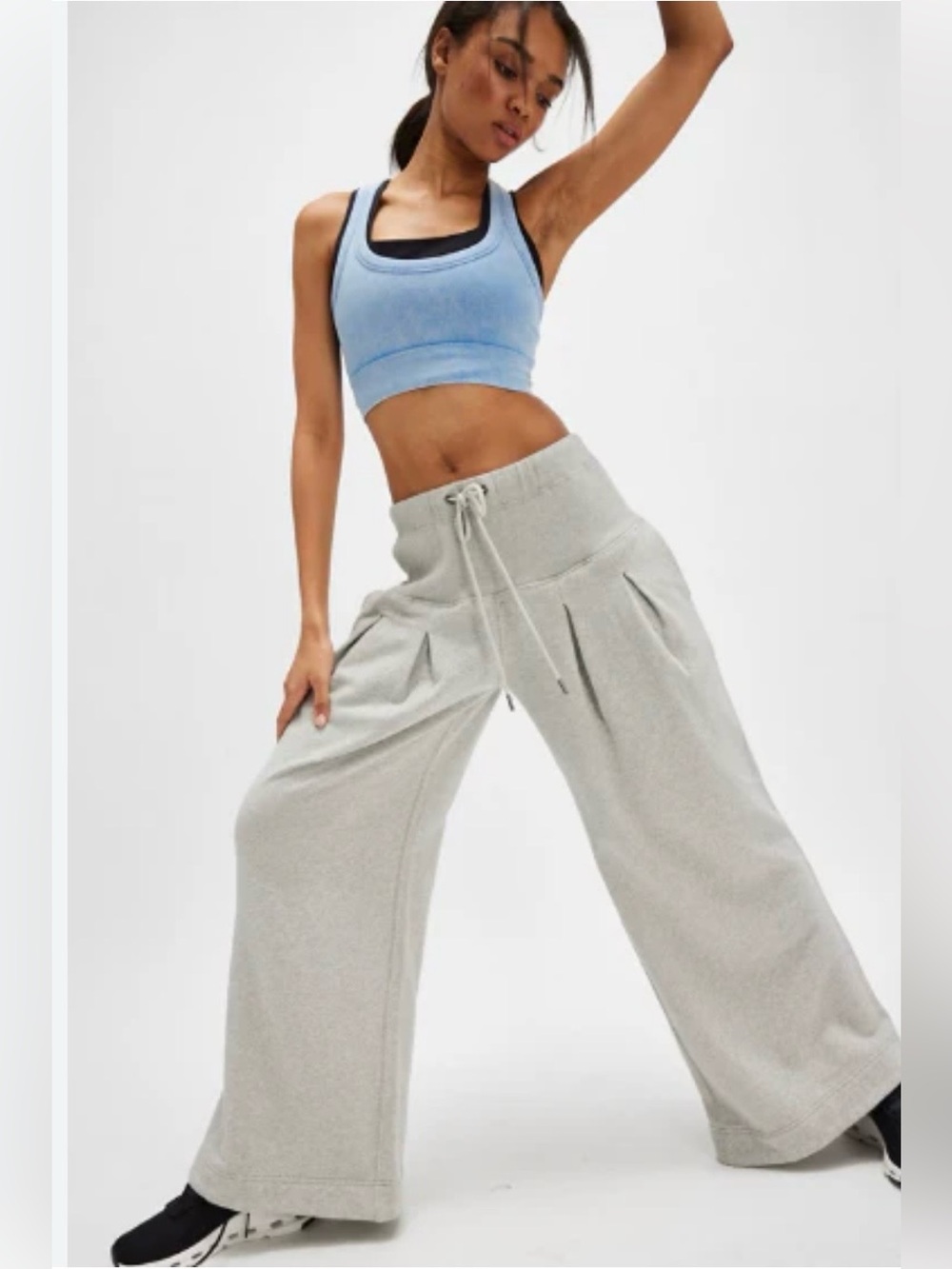 FP movement by Free People studio siren pants in heather gray